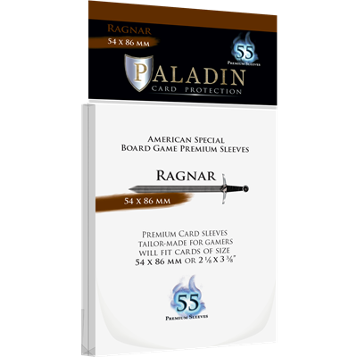 Paladin Sleeves - Ragnar Premium American Special 54x86mm (55 Sleeves)