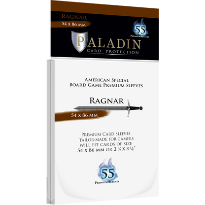 Paladin Sleeves - Ragnar Premium American Special 54x86mm (55 Sleeves)