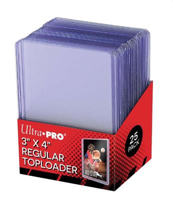 UP - Toploader - 3" x 4" Klar Regular (25 bitar)