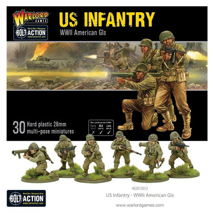 Bolt Action - US Infanteri Miniatyrer