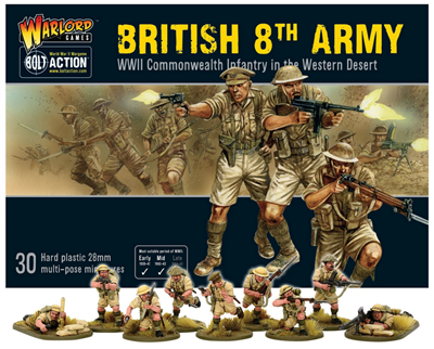 Bolt Action - 8th Army Infanteri