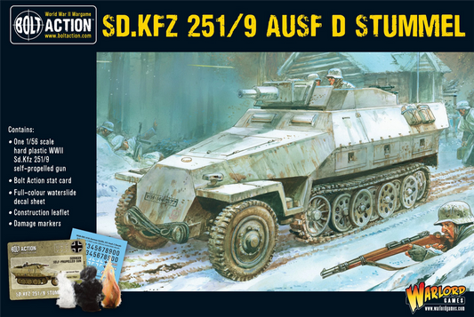 Bolt Action - Sd.Kfz 251/9 Ausf D (Stummel) Half track - EN