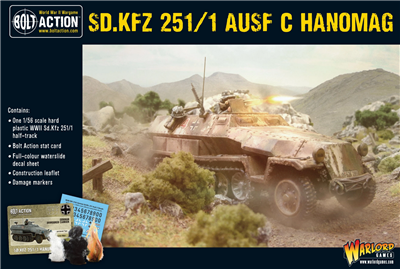 Bolt Action - Sd.Kfz 251/1 Ausf C Hanomag - EN