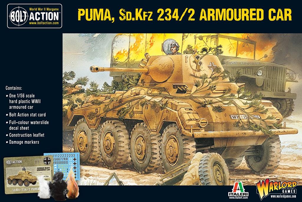 Puma Sd.Kfz 234/2 Beväpnad Bil - Bolt Action