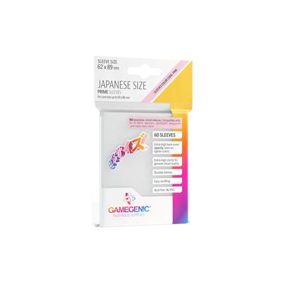 Gamegenic - PRIME Japanese Sized Sleeves White (60 Sleeves)