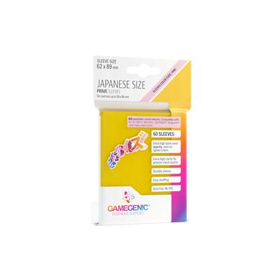 Gamegenic - PRIME Japanese Sized Sleeves Yellow (60 Sleeves)