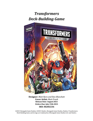 Transformers Deck-Buiding Game