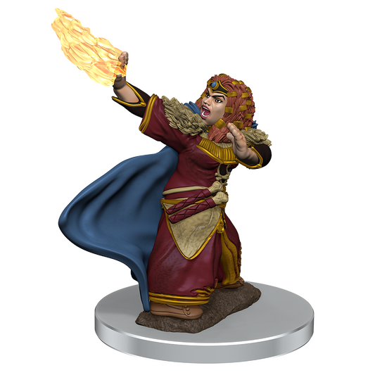 D&D Icons of the Realms Premium Figur: Female Dwarf Wizard