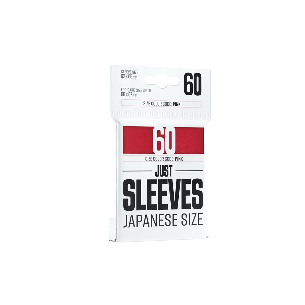 Just Sleeves - Japansk Storlek Röd (60 Sleeves)