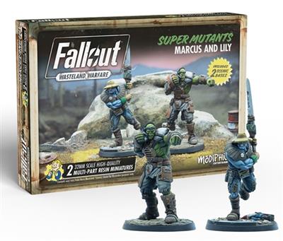 Fallout: Wasteland Warfare - Super Mutants: Marcus and Lily - EN