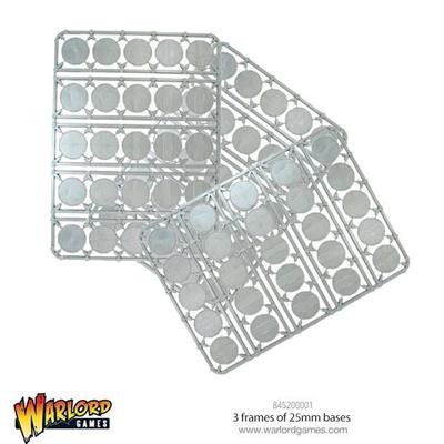 25mm Runda Basplattor - 3 Sprues