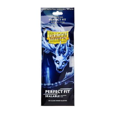 Dragon Shield Japanese Size Perfect Fit Sealable Inner Sleeves - Clear Yama (100 Sleeves)