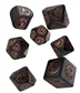 Dragons Modern Dice Set: Obsidian