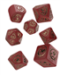 Dragons Modern Dice Set: Ruby