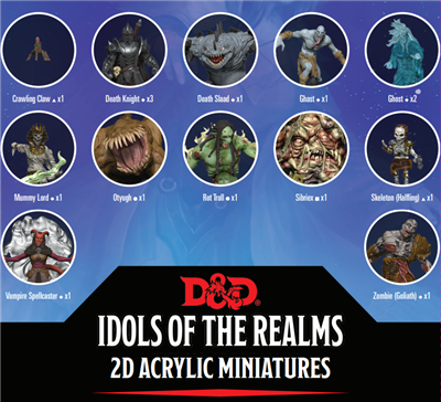 D&D Idols of the Realms: Boneyard 2D Set 1 - EN