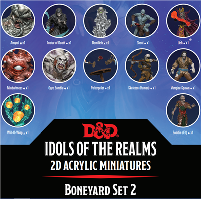 D&D Idols of the Realms: Boneyard 2D Set 2 - EN