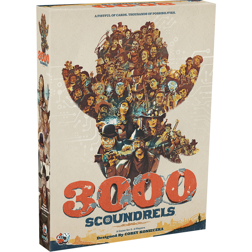 3000 Scoundrels - Strategiskt Brädspel för 2–4 Spelare