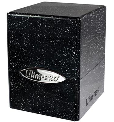 UP - Satin Cube - Glitter Black