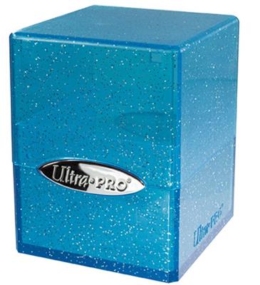 UP - Satin Cube - Glitter Blue