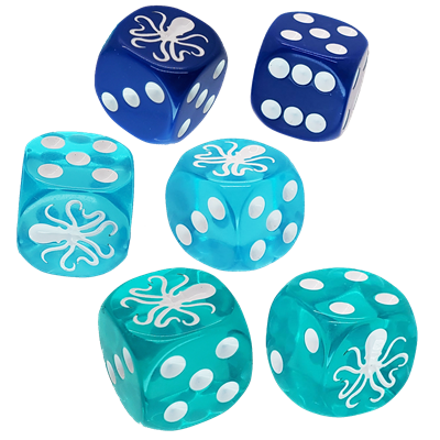 Octopus d6 Dice Set