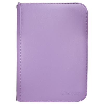 UP - Vivid 4-Pocket Zippered PRO-Binder: Purple