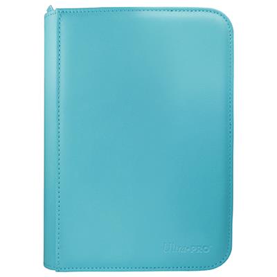 UP - Vivid 4-Pocket Zippered PRO-Binder: Light Blue