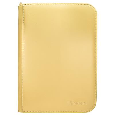 UP - Vivid 4-Pocket Zippered PRO-Binder: Yellow