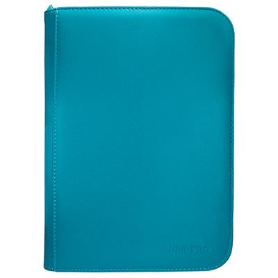 UP - Vivid 4-Pocket Zippered PRO-Binder: Teal