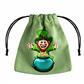 Lucky Green Dice Bag: Pot of Gold