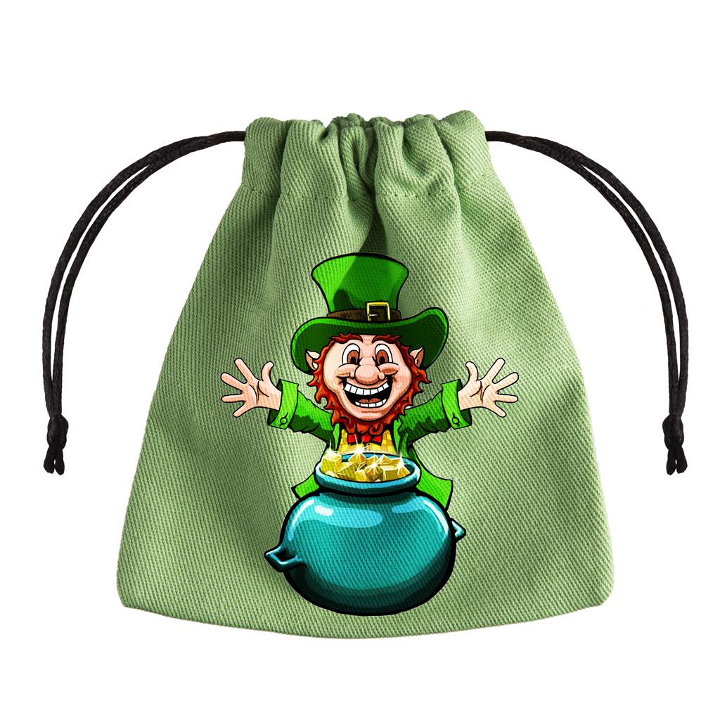 Lucky Green Dice Bag: Pot of Gold