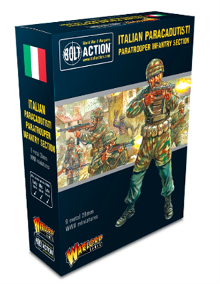 Bolt Action - Italian Paracadutisti paratrooper infantry section - EN