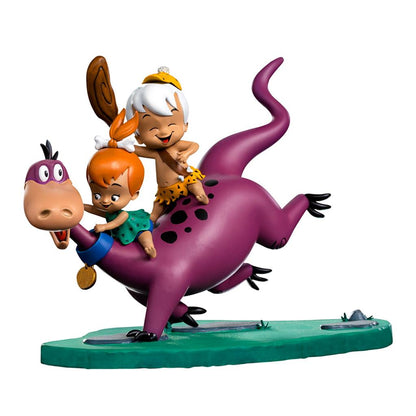 Staty Dino, Pebbles och Bamm-Bamm – The Flintstones – Art Skala 1/10