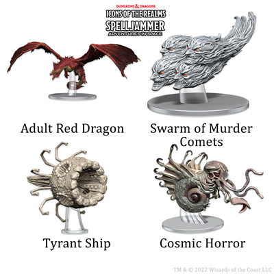 D&D Icons of the Realms: Ship Scale - Threats from the Cosmos