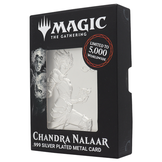 Magic the Gathering Limited Edition .999 Silver Plated Chandra Nalaar Collectible