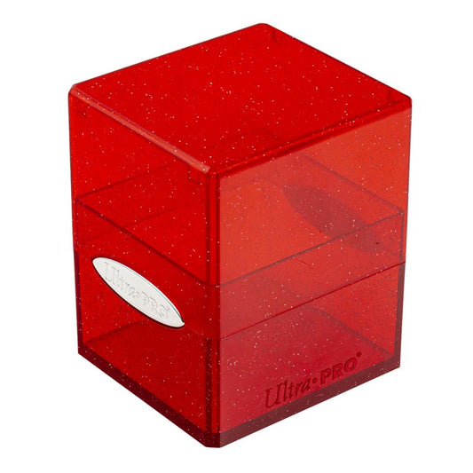 UP - Satin Cube - Glitter Red