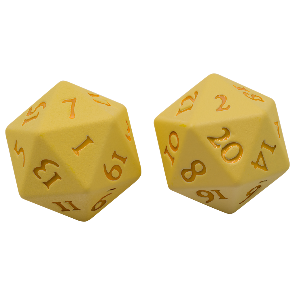 UP - Vivid Heavy Metal Dice: Yellow