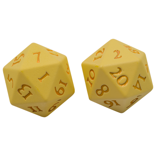 UP - Vivid Heavy Metal Dice: Yellow