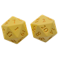 UP - Vivid Heavy Metal Dice: Yellow