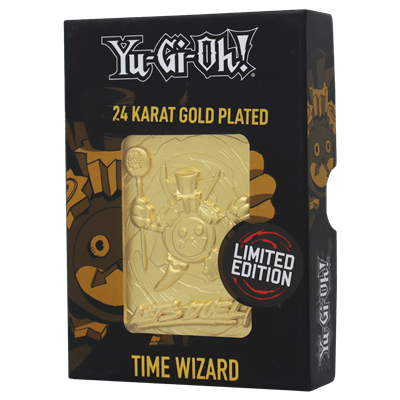 Yu-Gi-Oh! Limited Edition 24K Gold Plated Collectible Time Wizard