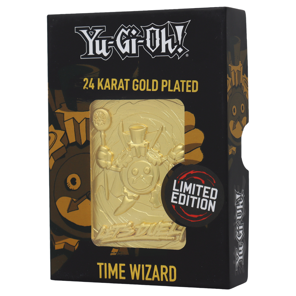 Yu-Gi-Oh! Limited Edition 24K Gold Plated Collectible Time Wizard