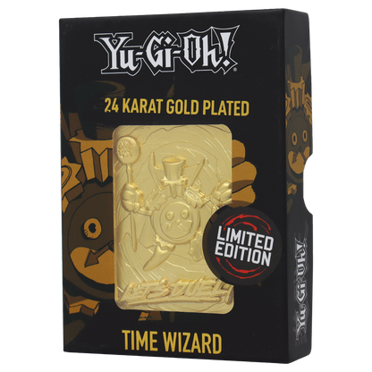 Yu-Gi-Oh! Limited Edition 24K Gold Plated Collectible Time Wizard