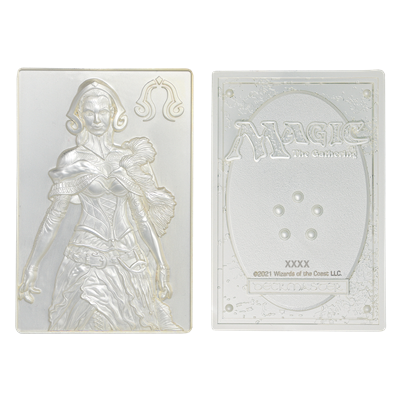 Magic the Gathering Limited Edition .999 Silver Plated Liliana Metal Collectible