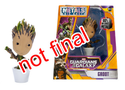 Marvel 4" Groot Figur - Die-cast Samlarfigur