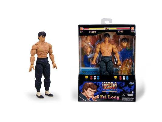 Street Fighter II Fei-Long 6" Figur