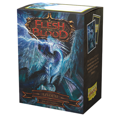 Dragon Shield Flesh and Blood License Standard Art Sleeves - Azvolai (100 Sleeves)