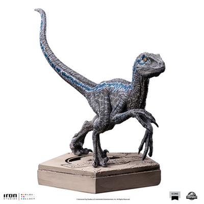 Jurassic World Icons - Velociraptor Blue Staty