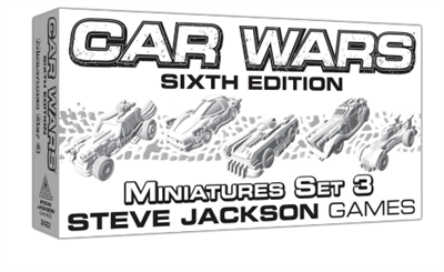 Car Wars 6:e Edition Miniatures Set 3 - EN