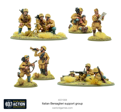 Bolt Action - Italian Bersaglieri Support Group - EN