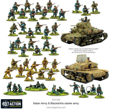 Bolt Action - Italian Army & Blackshirts Starter Army - EN