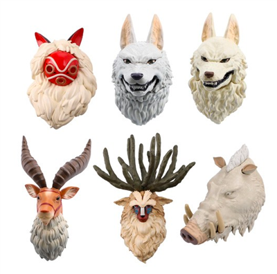 Magneter Princesse Mononoke Assortiment (6 stycken)